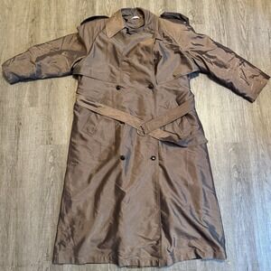Apogee Women's Trench Size XL Removable Lining see Measurements) Brown Copper